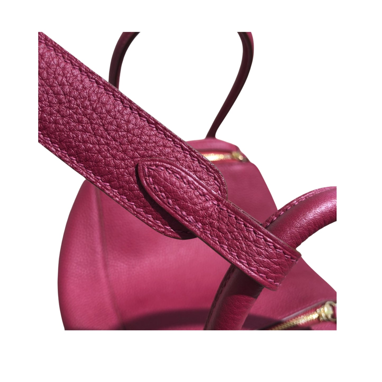 Hermès Lindy 26 Imported Red Wine Cow Leather
