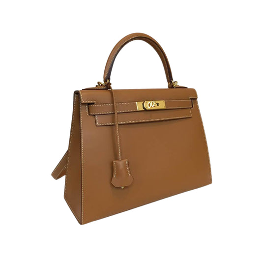 Hermès Kelly 28 France Imported HAAS Saddle Cow Leather Benchmark Edition