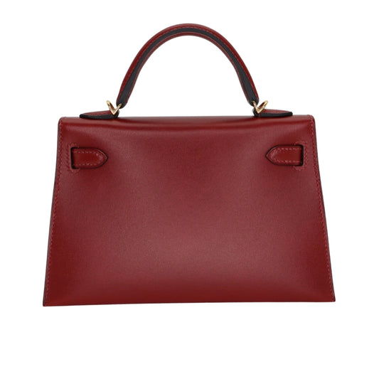 Hermès Mini Kelly 19 Premium Cow Leather Silver Hardware