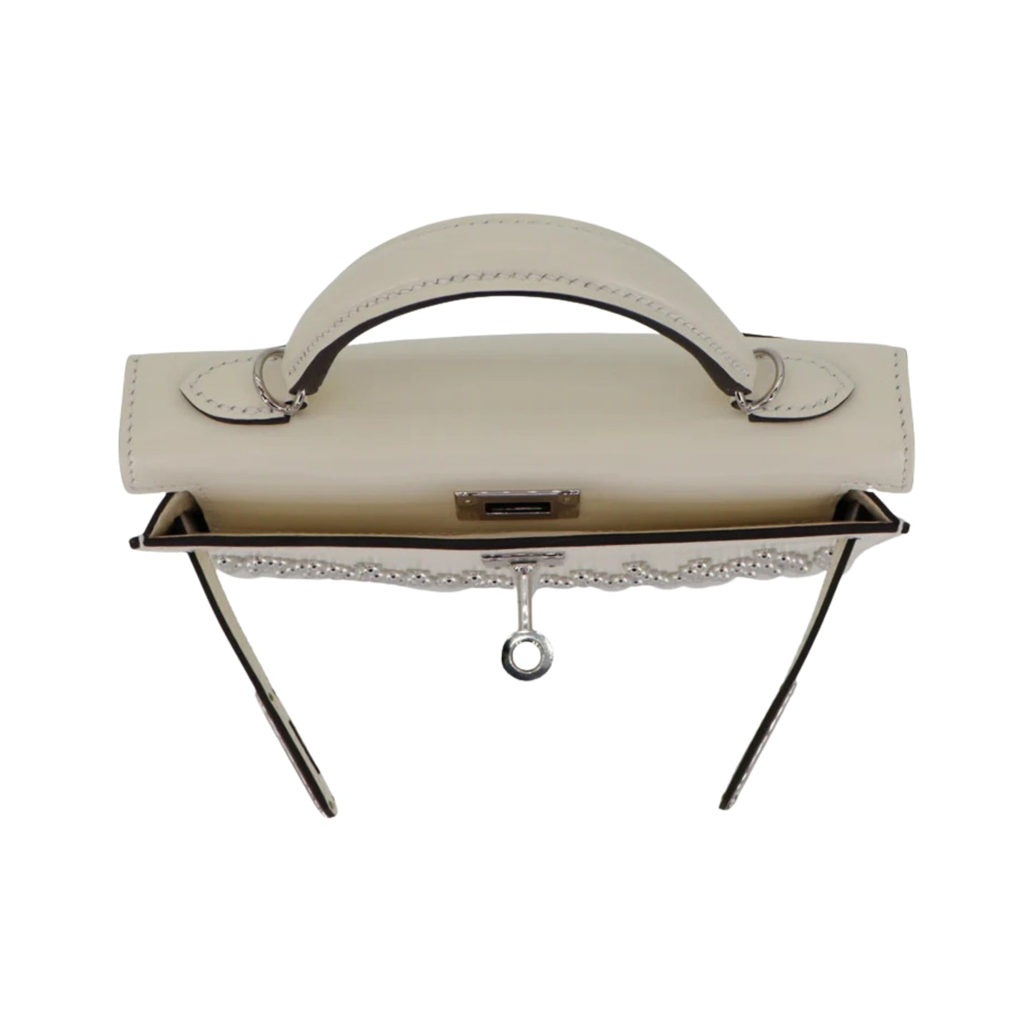 Hermès Mini Kelly II 19 Premium Cow Leather Palladium Hardware