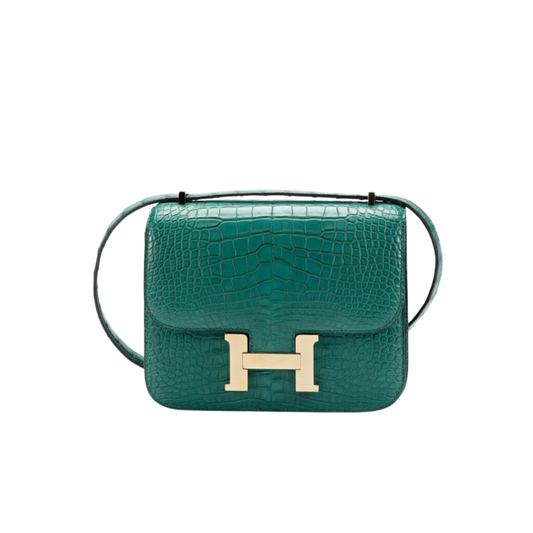 Hermès Constance 18cm Premium Cow Leather Handcrafted Luxury Bag