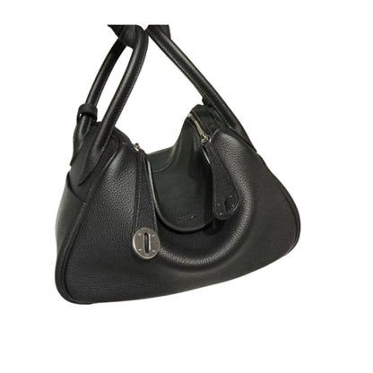 Hermès Lindy Original Imported Cow Leather Handbag Silver or Palladium Hardware 26