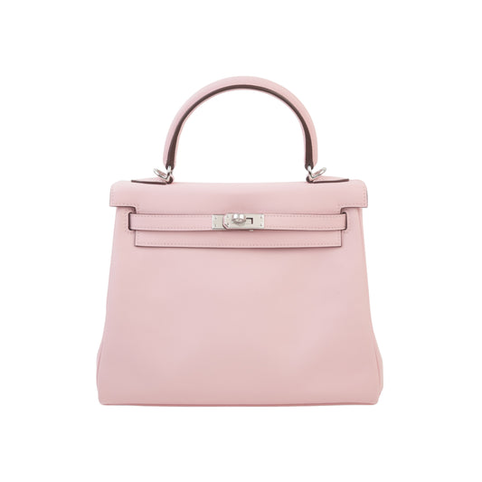 Hermès Kelly 25 & Birkin 25 Premium Cow Leather Handcrafted Luxury Handbag