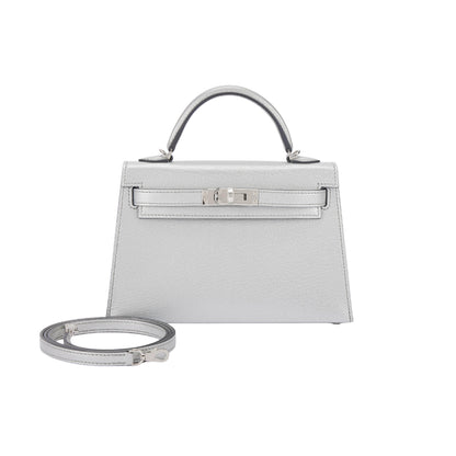 Hermès Kelly Mini KL19 Olympic Commemorative Edition Cow Leather Silver Hardware