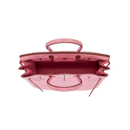 Hermès Birkin 25 Premium Cow Leather Cherry Blossom Pink Golden Hardware