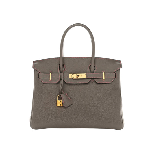 Hermès Birkin 30cm Premium Cow Leather Handcrafted Luxury Bag