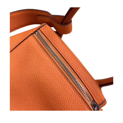 Hermès Lindy 26 Orange Cow Leather Golden or Palladium Hardware