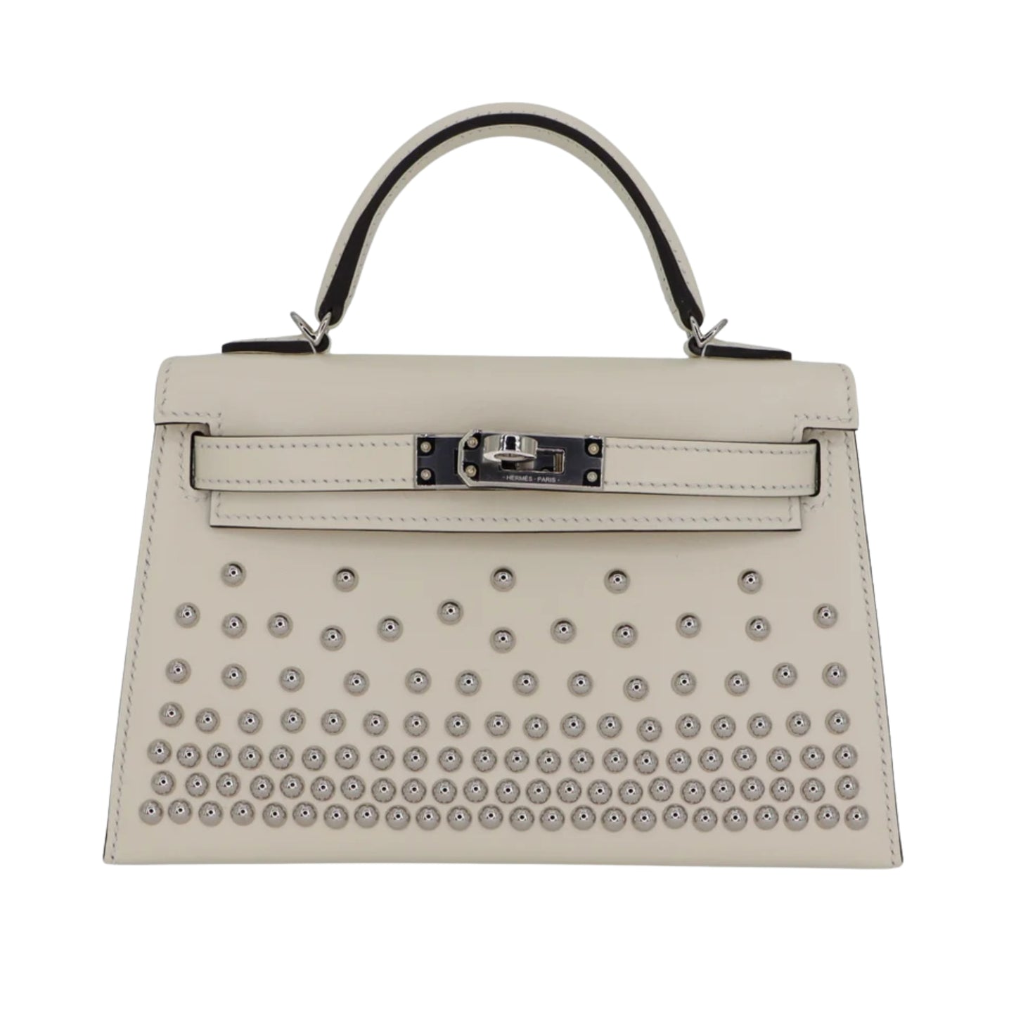 Hermès Mini Kelly II 19 Premium Cow Leather Palladium Hardware