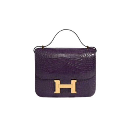 Hermès Constance 19 Ink Blue American cow Leather