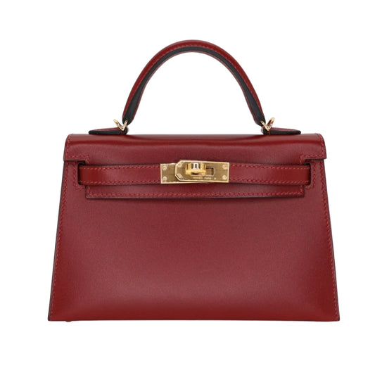 Hermès Mini Kelly 19 Premium Cow Leather Silver Hardware