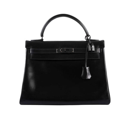 Hermès Kelly 25 Imported Cow Leather France Edition Palladium Hardware