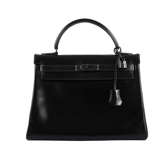 Hermès Kelly 25 Imported Cow Leather France Edition Palladium Hardware