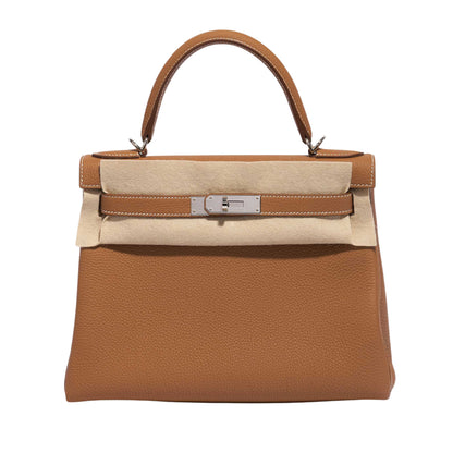 Hermès Kelly 25 Premium Cow Leather Silver Hardware