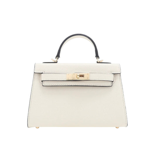 Hermès Mini Kelly 19 Premium Cow Leather Silver Hardware