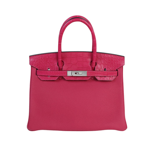Hermès Birkin 25 Premium Cow Leather Platinum Palladium Hardware
