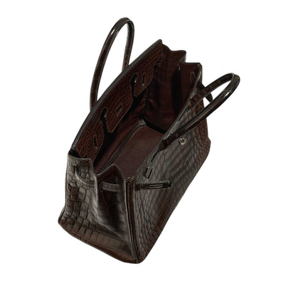 Hermès Birkin 25 Premium Cow Leather Platinum Palladium Hardware