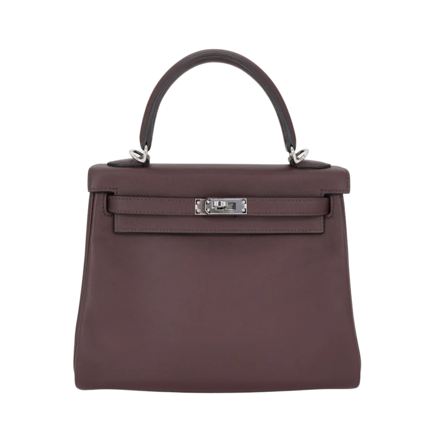 Hermès Kelly 25 Premium Cow Leather Palladium Hardware