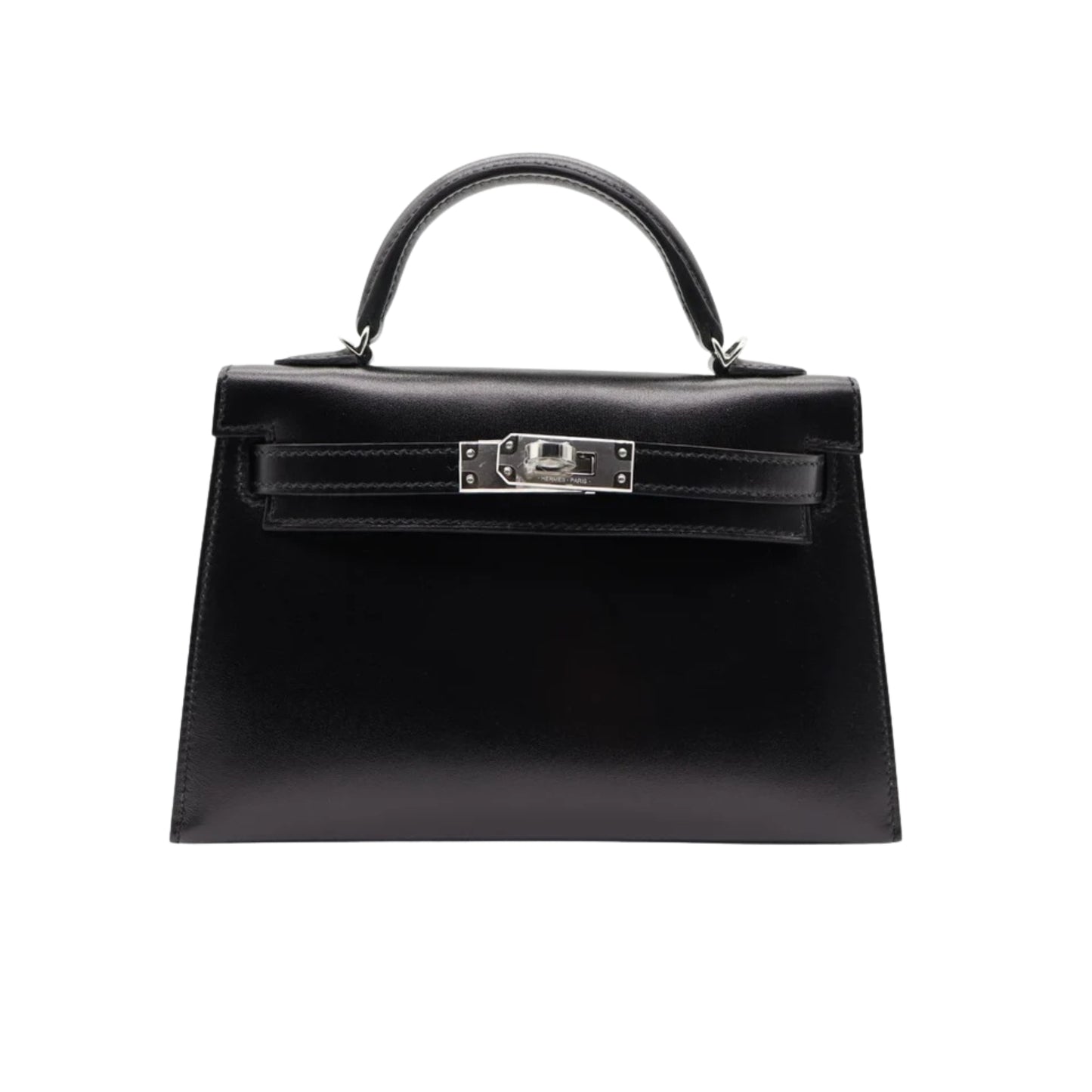 Hermès Mini Kelly 19 Premium Cow Leather Palladium Hardware
