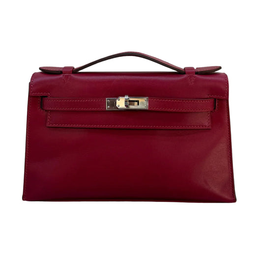 Hermès Mini Kelly 22 Premium Cow Leather Silver Hardware