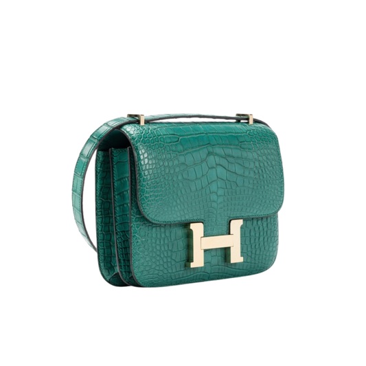 Hermès Constance 18cm Premium Cow Leather Handcrafted Luxury Bag