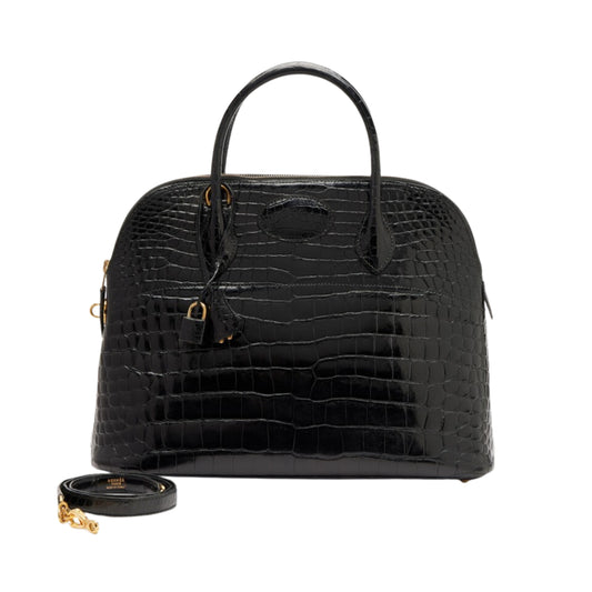 Hermès Mini Bolide Black Cow Leather