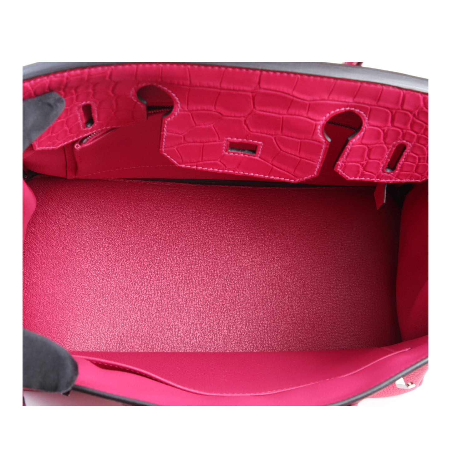 Hermès Birkin 25 Premium Cow Leather Platinum Palladium Hardware