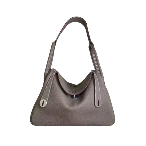 Hermès Lindy 26 Grey Cow Leather Golden or Palladium Hardware