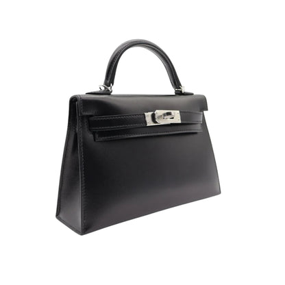 Hermès Mini Kelly 19 Premium Cow Leather Palladium Hardware