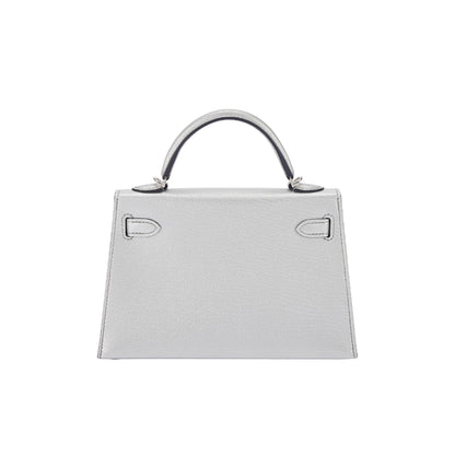 Hermès Kelly Mini KL19 Olympic Commemorative Edition Cow Leather Silver Hardware