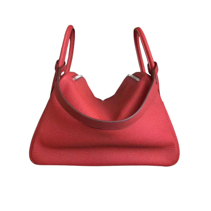 Hermès Lindy 26 Red Cow Leather Golden or Palladium Hardware