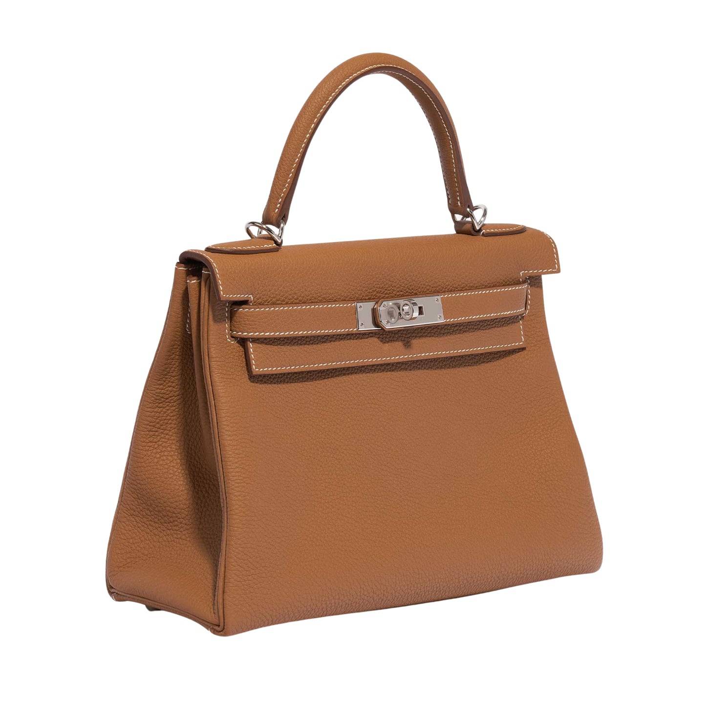 Hermès Kelly 25 Premium Cow Leather Silver Hardware