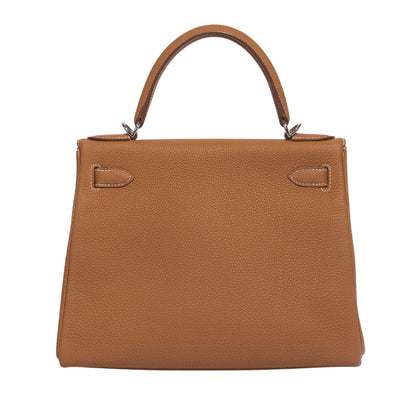Hermès Kelly 25 Premium Cow Leather Silver Hardware