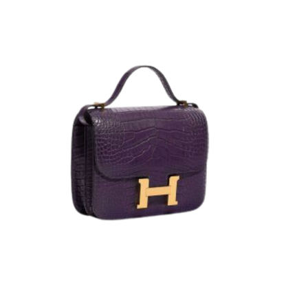 Hermès Constance 19 Ink Blue American cow Leather