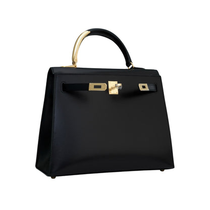 Hermès Kelly 25 Premium Cow Leather Palladium Hardware