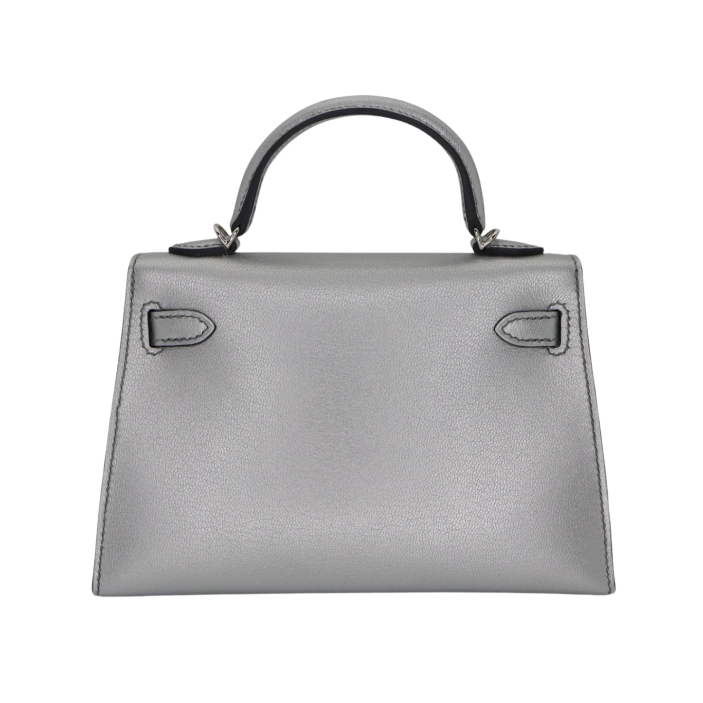 Hermès Kelly 25 Olympic Commemorative Edition Cow Leather Silver Series Handbag