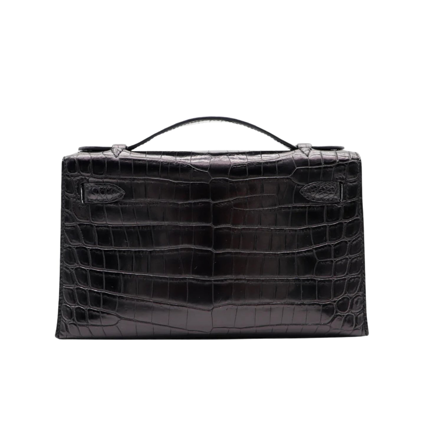 Hermès Kelly 22 Black Premium Cow Leather Palladium Hardware