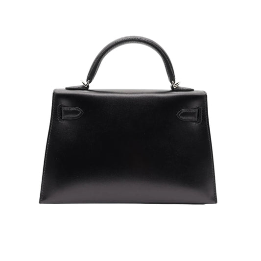 Hermès Mini Kelly 19 Premium Cow Leather Palladium Hardware