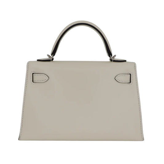 Hermès Mini Kelly II 19 Premium Cow Leather Palladium Hardware