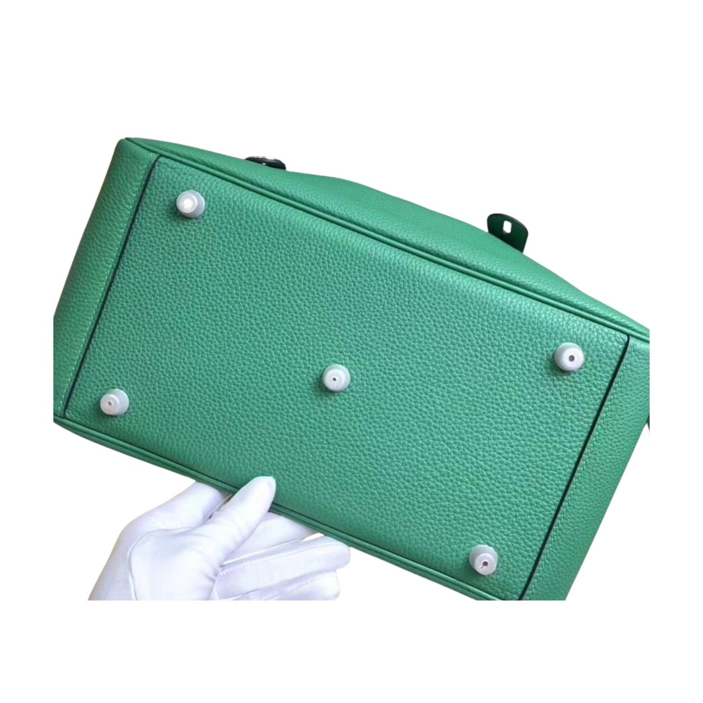 Hermès Lindy 26 Green Cow Leather Golden or Palladium Hardware
