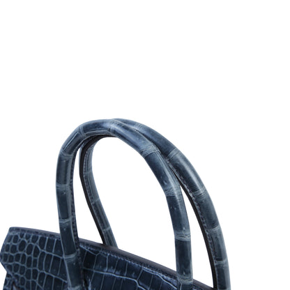 Hermès Birkin 25cm Premium Cow Leather Platinum Hardware