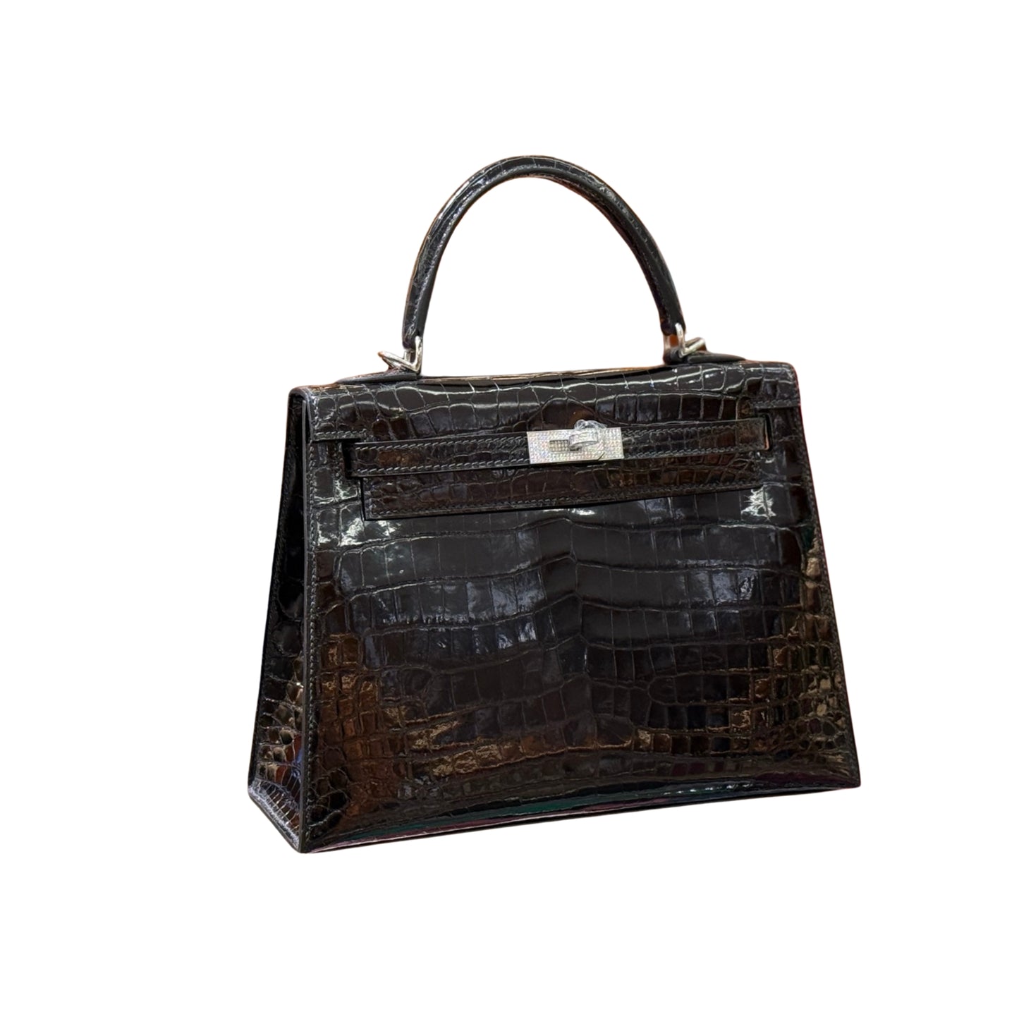 Hermès Kelly 22 Premium Cow Leather Palladium Hardware