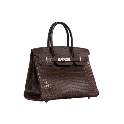 Hermès Birkin 25 Premium Cow Leather Platinum Palladium Hardware