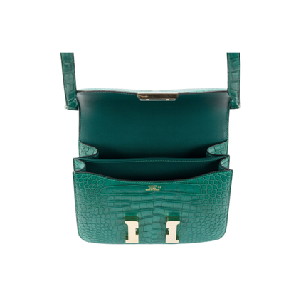 Hermès Constance 18cm Premium Cow Leather Handcrafted Luxury Bag