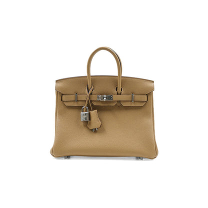 Hermès Birkin 25cm Premium Cow Leather Rose Golden Hardware