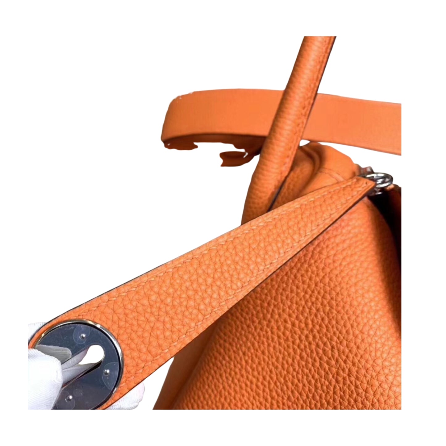 Hermès Lindy 26 Orange Cow Leather Golden or Palladium Hardware