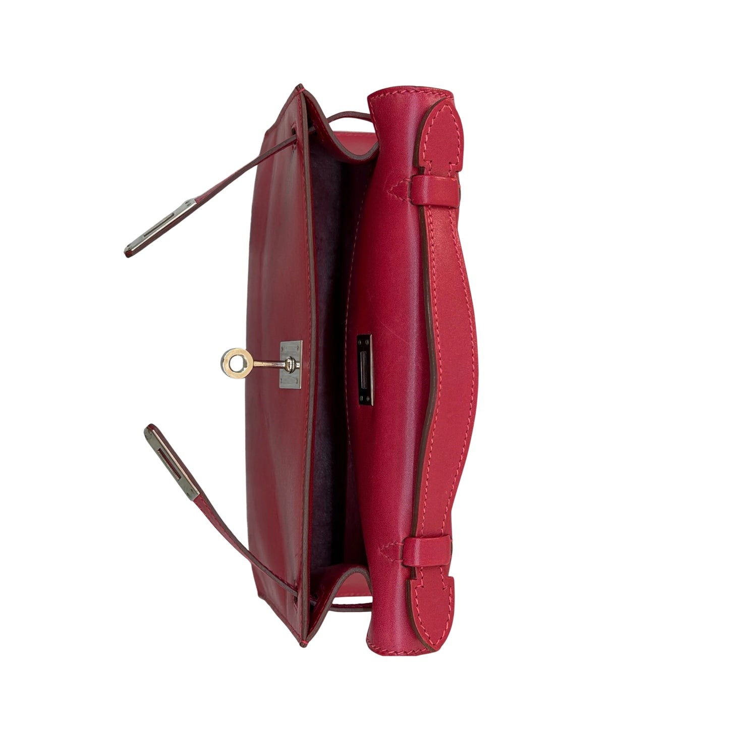 Hermès Mini Kelly 22 Premium Cow Leather Silver Hardware