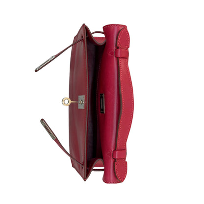 Hermès Mini Kelly 22 Premium Cow Leather Silver Hardware