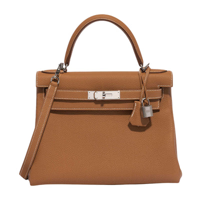 Hermès Kelly 25 Premium Cow Leather Silver Hardware