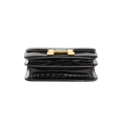 Hermès Constance 19 Premium Cow Leather Black with Golden Hardware