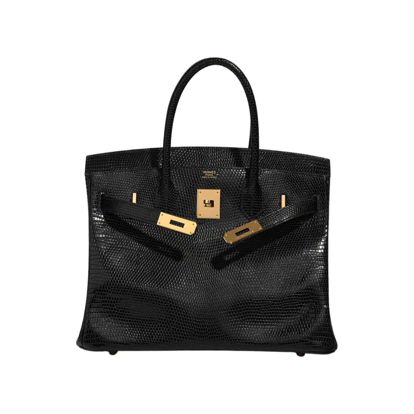 Hermès Kelly 25 Black Cow Leather Platinum Hardware